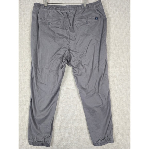 Gap Mens XL Gray Cotton Stretch Drawstring Elastic Waist Jogger Pants - Picture 4 of 9